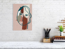 Load image into Gallery viewer, Slightly Sad Head Giclee Fine Art Print 30 x 40cm, 50x70 cm