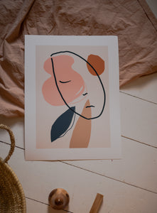 A Sleeping Head (Waiting for the Spring) Giclée Fine Art Print